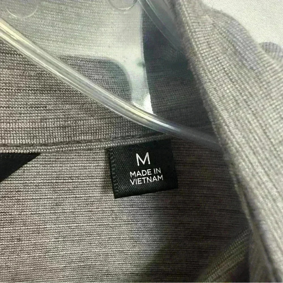 Travis Matthew Pullover Quarter 1/4 Zip Gray Golf Mens Size Medium Long Sleeve - Picture 10 of 15